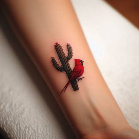 Small Cactus Tattoo 1