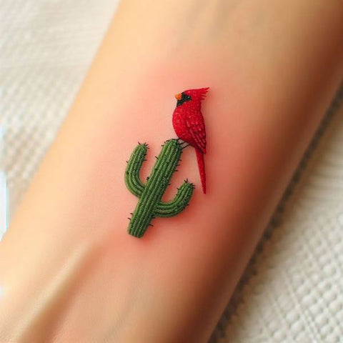 Small Cactus Tattoo 2