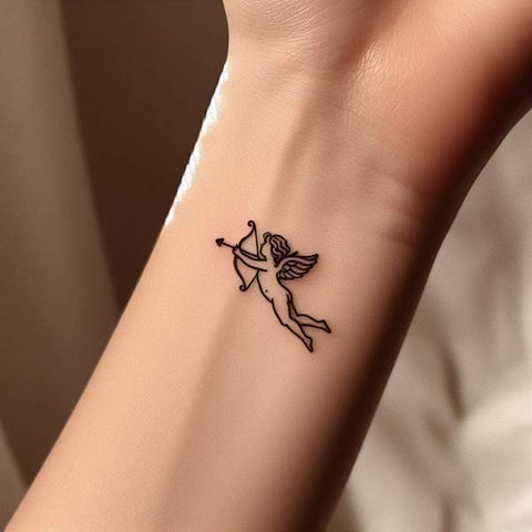 Small Cupid Tattoo