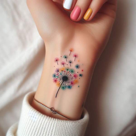 Small Dandelion Tattoo