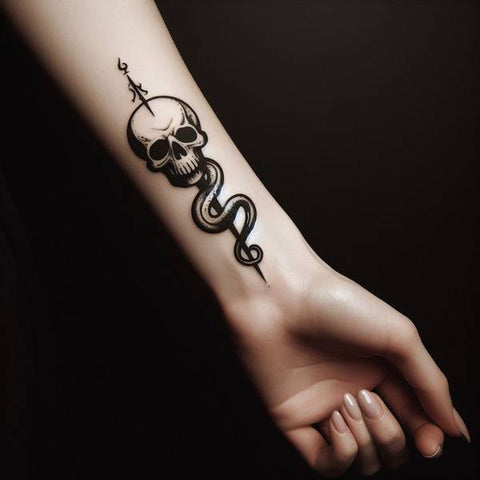 Small Death Eater Tattoo 1