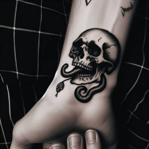 Small Death Eater Tattoo 2