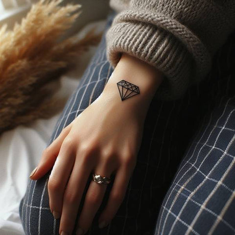 Simple Diamond Tattoo