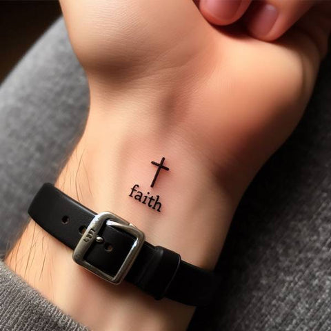 Small Faith Tattoo 1
