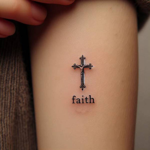 Small Faith Tattoo 2