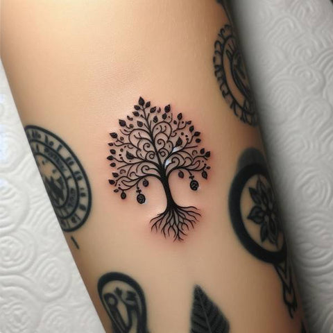 Small Family Tree Tattoo 1