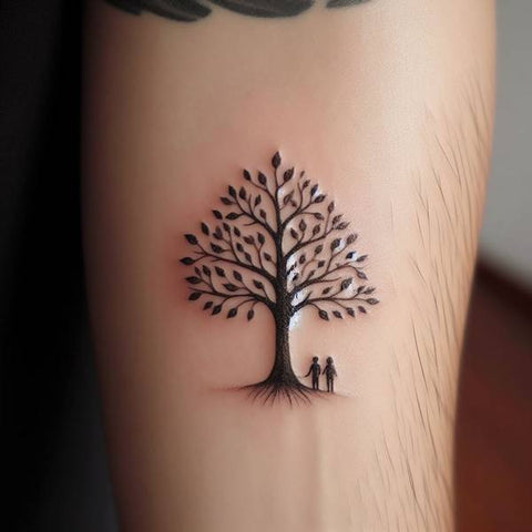 Small Family Tree Tattoo 2
