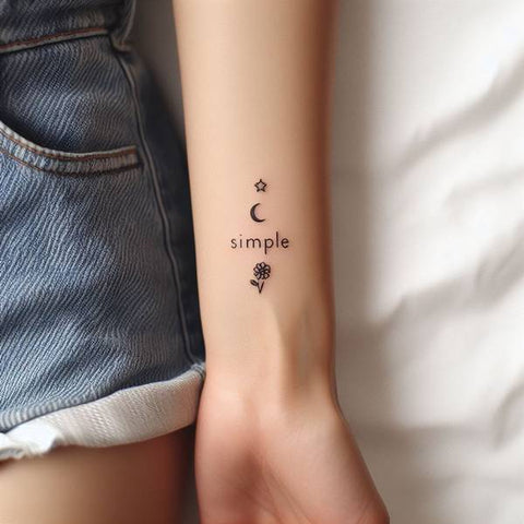 Small Font Tattoo