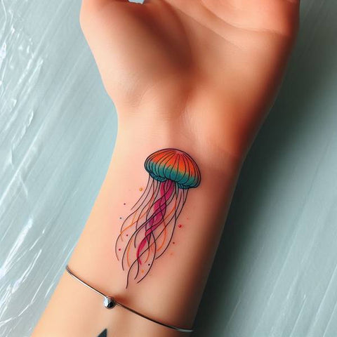 Small Jellyfish Tattoo