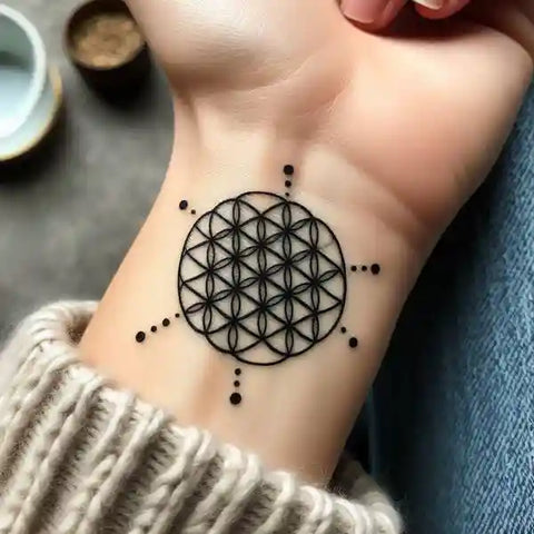 Small Sacred Geometry Tattoo 2