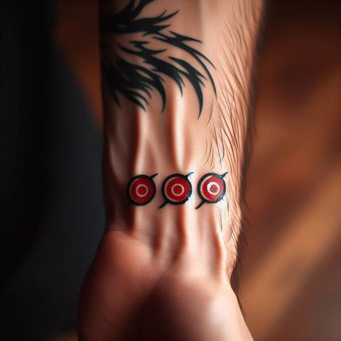Small Sharingan Tattoo