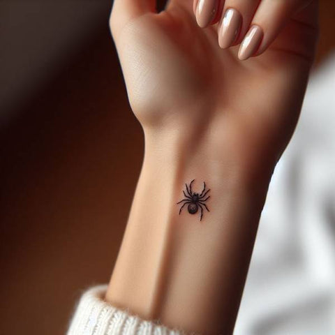 Small Spider Tattoo 2