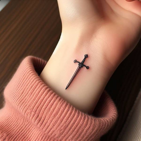 Small Sword Tattoo 1