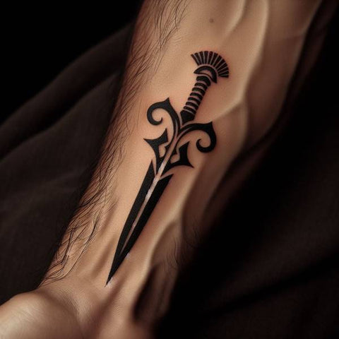 Spartan Sword Tattoo