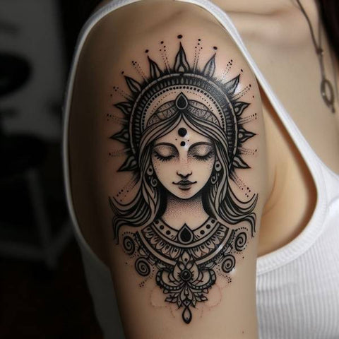 Spiritual Goddess Tattoo 1