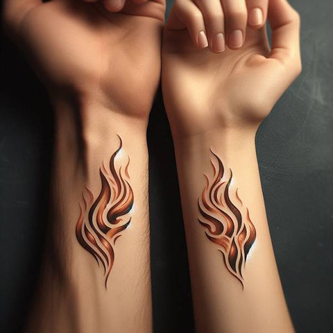 Spiritual Twin Flame Tattoo