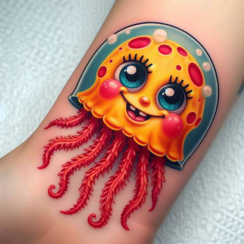 Spongebob Jellyfish Tattoo 2