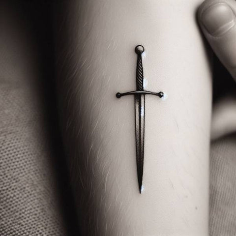 Sword Tattoo on Forearm 2