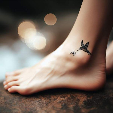 Female Ankle Tattoo Idea | Leg tattoos women, Ankle tattoos for women, Ankle  tattoo