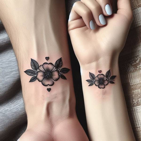 Traditional Couple Tattoo 1