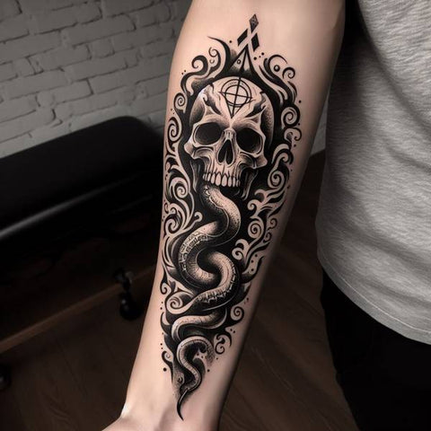 Traditional Death Eater Tattoo