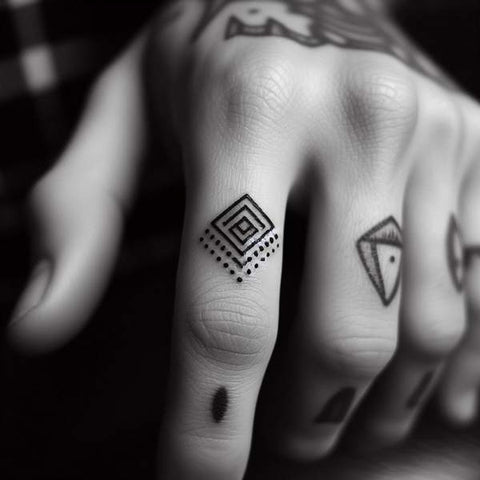 Traditional Finger Tattoo