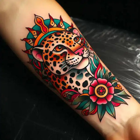 Traditional Jaguar Tattoo 1