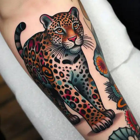 Traditional Jaguar Tattoo 2