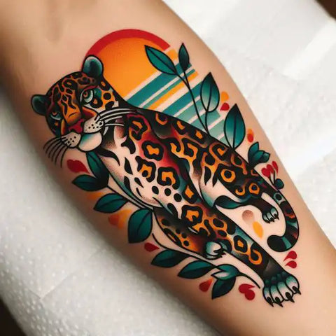 Traditional Jaguar Tattoo 3