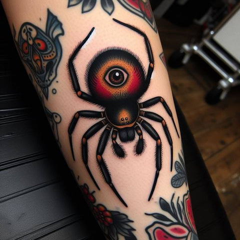 Traditional Spider Tattoo 1