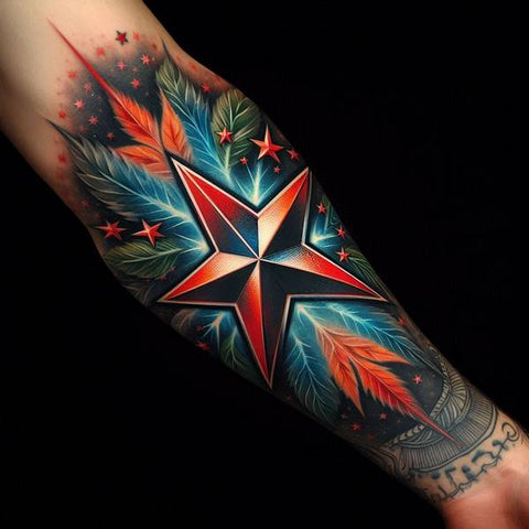 Traditional Star Tattoo