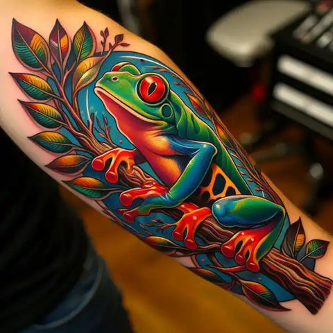 Tree Frog Tattoo 2