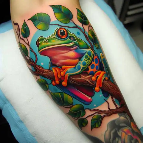 Tree Frog Tattoo 3