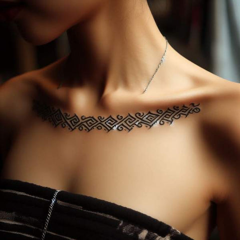 Custom Feather S initial collarbone... - Hart Tattoos India | Facebook