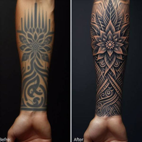 Tribal Cover-up Tattoo 2