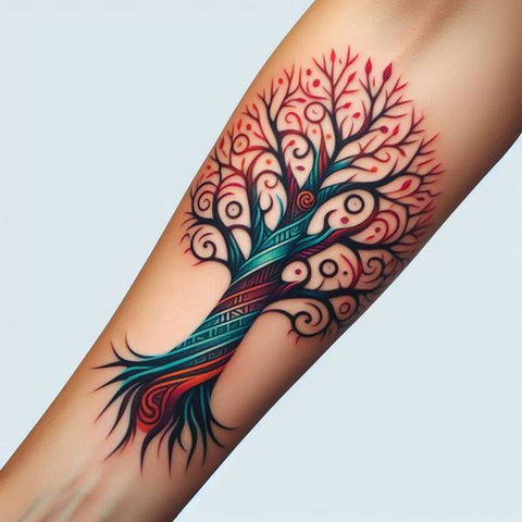 Tribal Tree Tattoo