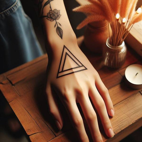 Valknut Hand Tattoo 2