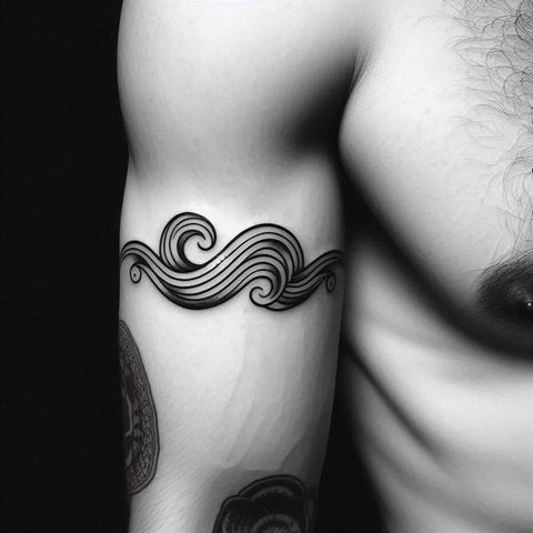 Wave Armband Tattoo