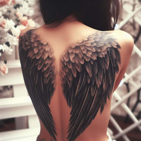 Wings Back Tattoo