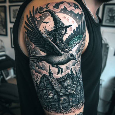 Witch House Tattoo 1