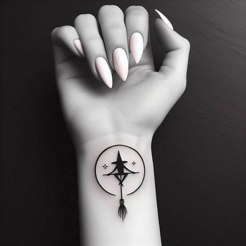 Witch Symbol Tattoo 2