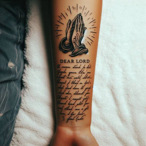 Bible Verse Tattoo On Forearm 1