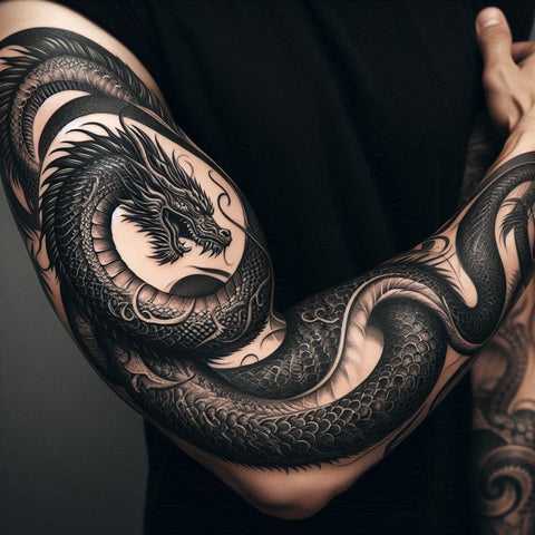 Ouroboros Dragon Tattoo