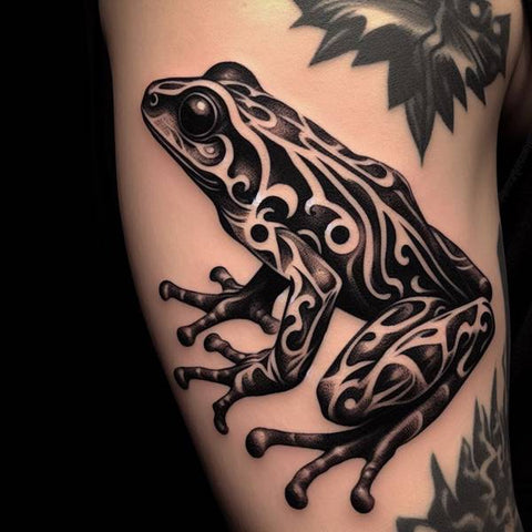 Tribal Frog Tattoo 1