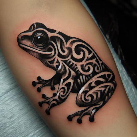 Tribal Frog Tattoo 2