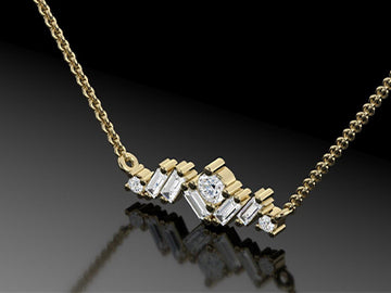 Custom diamond necklace
