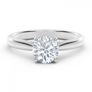 round engagement ring