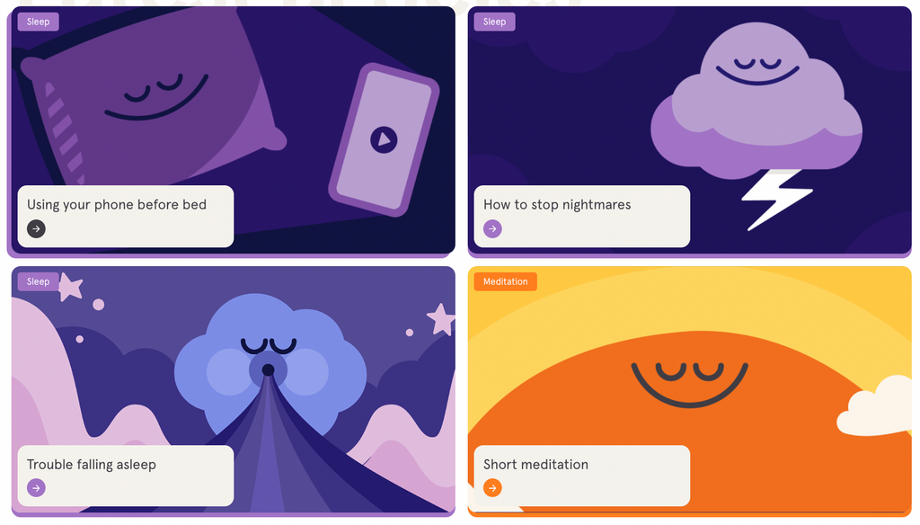 Screenshot of Headspace App