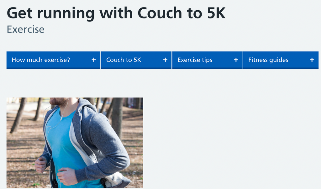 Couch to 5K website