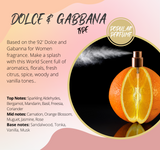 Dolce & Gabbana Type Fragrance Chart